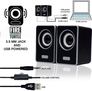 fire turtle Bass Sub woofer for PC Laptop /Desktop Speaker 6 W Laptop/Desktop Speaker