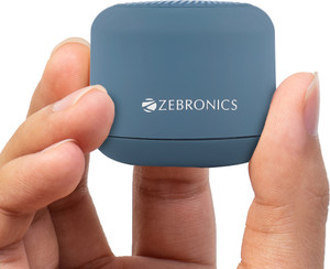 ZEBRONICS Pixie mSD & TWS Function, 7h Backup,Compact design with Carry Loop 5 W Bluetooth Speaker