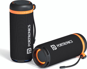 Portronics Breeze 7 15W Wireless Bluetooth Speaker,Rotational Volume Control,6 Hrs Playtime 15 W Bluetooth Speaker