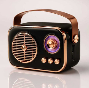 JAXTER Mini Retro Radio Bluetooth Speaker 8W - Image 6