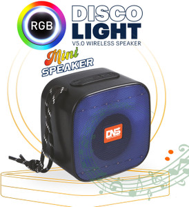 Daily Needs Shop Wireless Portable Mini Speaker With RGB Disco Light USB / TF Card / FM Support 5 W Bluetooth Speaker