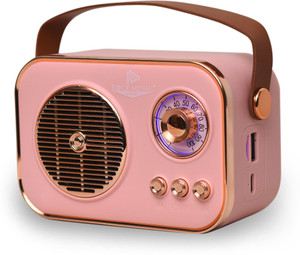 otoobest Vintage Bluetooth Wireless Speaker with USB/AUX, Hands-Free Calling & 10W RMS 7 W Bluetooth Speaker