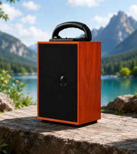 ANANDANI Wireless Portable Wooden Speaker With Bass Bost 10 W Bluetooth Speaker