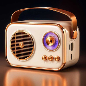 JAXTER Mini Retro Radio Bluetooth Speaker 8W - Image 6