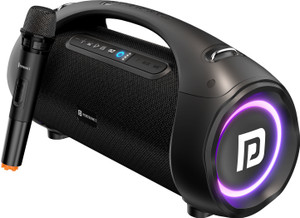 Portronics Dash 12 with Mic, Multicolor LED Light 60 W Bluetooth Party Speaker