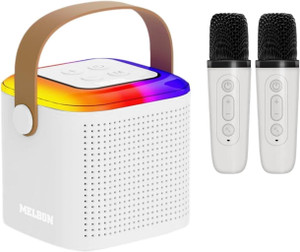 Melbon Wireless Bluetooth Party Speaker, Loud Bass, RGB LED, Portable Outdoor 10 W Bluetooth Party Speaker