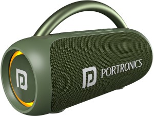 Portronics Radiant 30W Wireless Bluetooth Portable Speaker With In-Built Mic,6Hrs Playtime 30 W Bluetooth Party Speaker