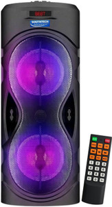 SOUTHTECH 40W Bluetooth Party Speaker | Dual Woofer | RGB LED Lights | Remote | 40 W Bluetooth Party Speaker