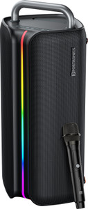 Portronics Nebula X 150W Party Speaker, Wireless Karaoke Mic, 6 H... more