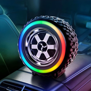 WOOS design Portable Outdoor Subwoofer Bass Wireless Speaker with rgb 12 W Bluetooth Party Speaker