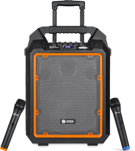 Zoook Pro Duet 200W with Dual UHF Wireless Mic 200 Watt Bluetooth Party Speaker
