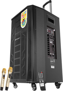 ZEBRONICS ZEB-PRO 2X15L1 (METAL PRO) with Dual Wireless Mic, 150 W Bluetooth Party Speaker