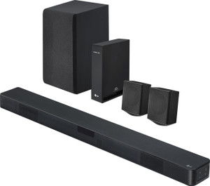 LG SNC4R , Wireless Subwoofer & Rear Speaker, WOW Interface,Rear Surround Sound 420 W Bluetooth Soundbar