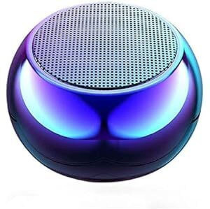 Hectic Portable Bluetooth Mini Dynamic Metal Sound with Google, Alexa & Siri Assistant Smart Speaker