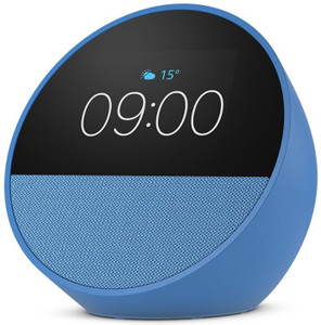 Alexa Echo Spot (2025 release), Smart alarm clock with vibrant sound and Bluetooth with Alexa Assistant Smart Speaker