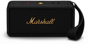 Marshall Middleton Portable Bluetooth Speaker 20+ Hour Playtime, 360° Sound, Waterproof 50 W Bluetooth Speaker
