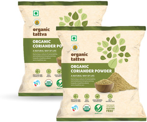 ओर्गेनिक तत्त्वा Organic Dried Coriander Powder (Dhaniya) 100g Each
