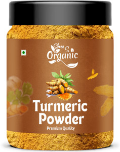 SHREE S ORGANIC Pure Turmeric Powder (Haldi) – 1kg | Natural & Unadulterated | Rich in Curcumin