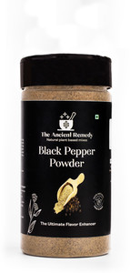 THE ANCIENT REMEDY Black Pepper Powder | 100% Pure & Aromatic Freshly Ground | (