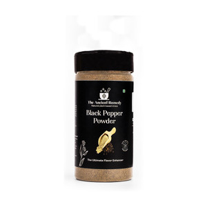 THE ANCIENT REMEDY Black Pepper Powder | 100% Pure & Aromatic Freshly Ground | (