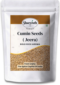 Sharvisth Foods Whole Cumin Seeds (Jeera) – 100% Pure & Natural, Strong Aroma