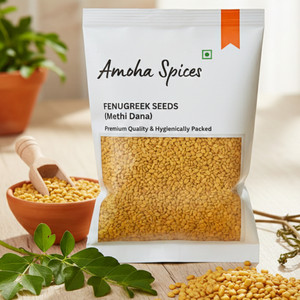 Amoha Spices Methi Dana (Fenugreek Seeds) Rajasthani special 100g