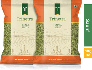 Trinetra Premium Quality Saunf (Fennel Seeds)-500gm (Pack Of 2)