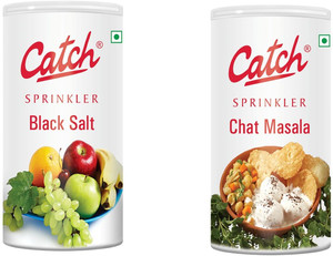 Catch BLACK SALT 200GRAMS AND CHAT MASALA 100 GRAMS