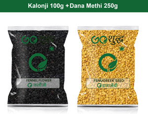 Goshudh Dana Methi 250gm & Kalonji 100gm Combo Pack 350g
