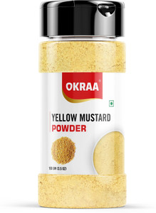 OKRAA Yellow Mustard Powder / Pili Rai / (Pili Sarso Ka Powder) - 100 GM