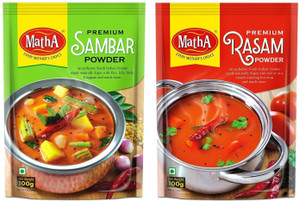 MathA Sambar Masala Powder - Rasam Powder - No Added Preservatives - Prepare Delicious