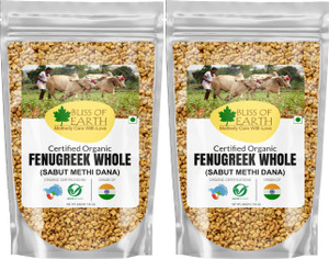 Bliss of Earth Organic fenugreek seeds (sabut methi dana) for Hair grow|Weight loss| cooking