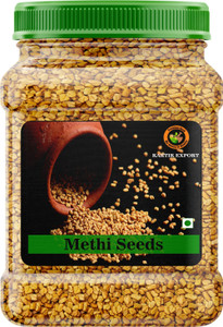 Kartik Export Whole Methi Seeds | Fenugreek Seeds ( Jar Pack )