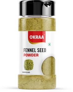 OKRAA Fennel Seed Powder /Saunf Powder / Varyali Powder /Organic Saunf -100 GM