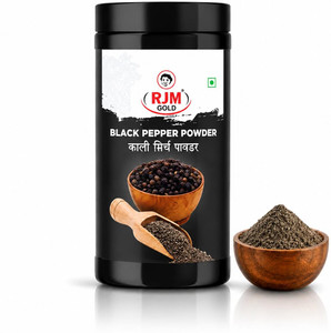 RJM GOLD Black Pepper Powder (Kali Mirch) | Strong Aroma & Pungent Taste | Pure & Natural