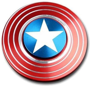 Gift Collection Captain America Fidget Ultra Speed Light Weight Metal Wind Spinner Toy Game