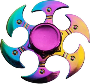 CrazyBuy Rainbow Color Fidget Spinner Toy All Metal Kids Adults Boys Girls (Random 1 PCS)