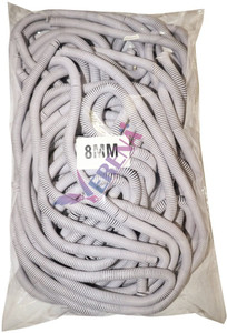verena 8 MM Spiral Binding White Heavy Quality Plastic Spiral Ring/Coil/Loop Manual Ring Binder