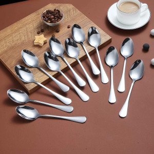कॉनवे 12 tea spoon स्टेनलेस स्टील आइस टी चम्मच सेट