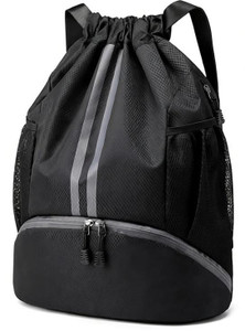 HGT Sports Drawstring Bag Backpack for Men Women - Basketball Bag Gym Backpack 30 L Backpack