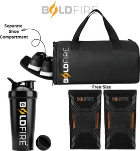 BoldFire Sports Gym Bag with Shoe Compartment - Image 6