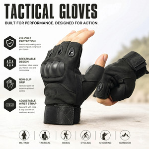 FEXMY Half Finger Bike Riding Gloves for Men - Image 6
