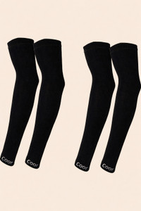 Verticarox Cotton UV Protection Arm Sleeves/Hand Socks - Fingerless, Sun Protection Gloves Gym & Fitness Gloves