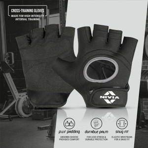 NIVIA Warrior 2.0 , Ideal for Gym Workouts Gym & Fitness Gloves