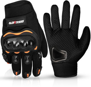 ALLEXTREME Protective Full Finger Gloves Anti-Skid Surface for Bike Riding Gloves