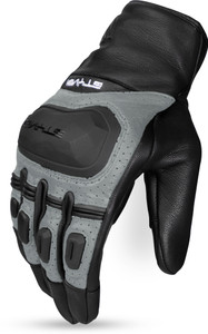 Ignyte Gauntlet Full Finger Bike Riding Leather Gloves with Touch Screen Sensitivity Riding Gloves