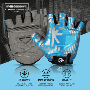 NIVIA Coral 2.0 Fitness Gloves Gym & Fitness Gloves