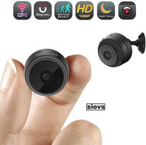 SIOVS SECURITY CAMERA Spy Camera Wireless Hidden Camera Latest Full HD 1080P WiFi Nanny Cam Sports and Action Camera