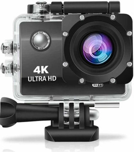 netra GoPro 4k CAMERA Water Resistance Action Camera 4k Vlogging GoPro Camera, Helmet Camera 4k Sports and Action Camera