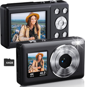 VOLTAC DIVINE 4K 48MP Digital Camera for Kids & Teens with Dual Screen & Autofocus Sports and Action Camera